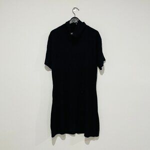 Rena Lange Women's Dark Cashmere and Silk Dress Size M